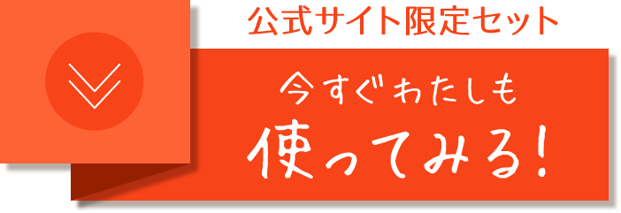 公式サイト限定セット 今すぐわたしも使ってみる！