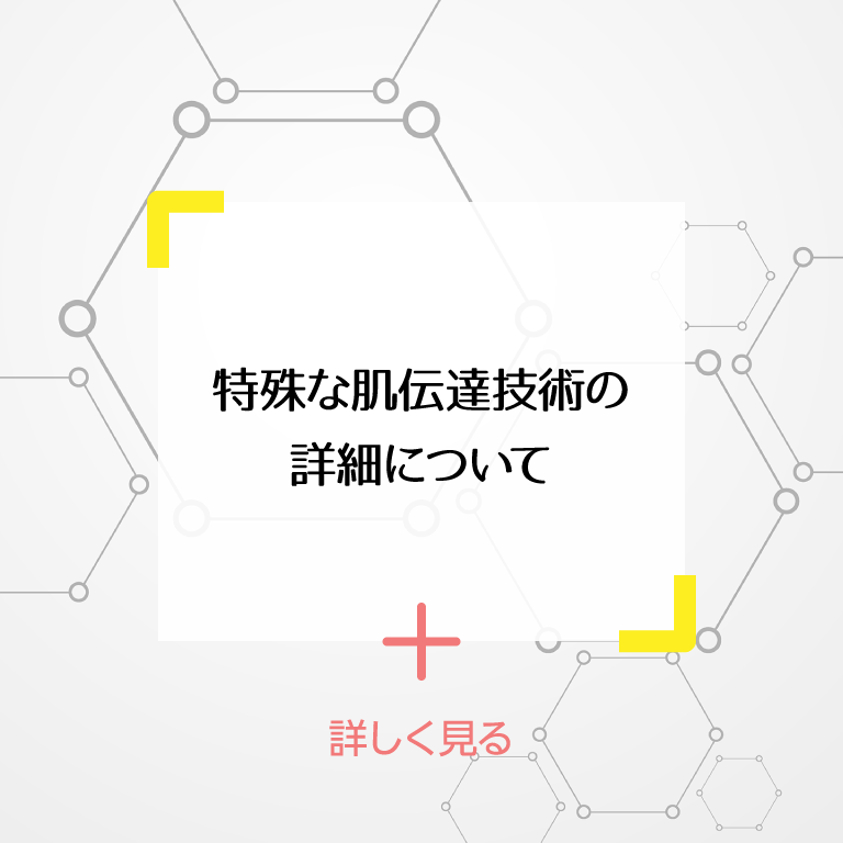 特殊な肌伝達技術について詳しく見る