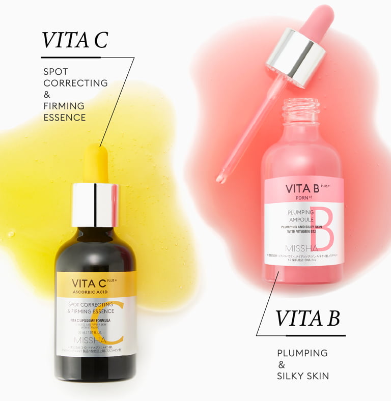 VITAC Spot Correcting & Firming Essence/VITAB Plumping & Silky Skin
