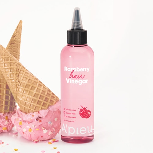 アピューラズベリーヘアビネガートリートメント[200ml] ラズベリー