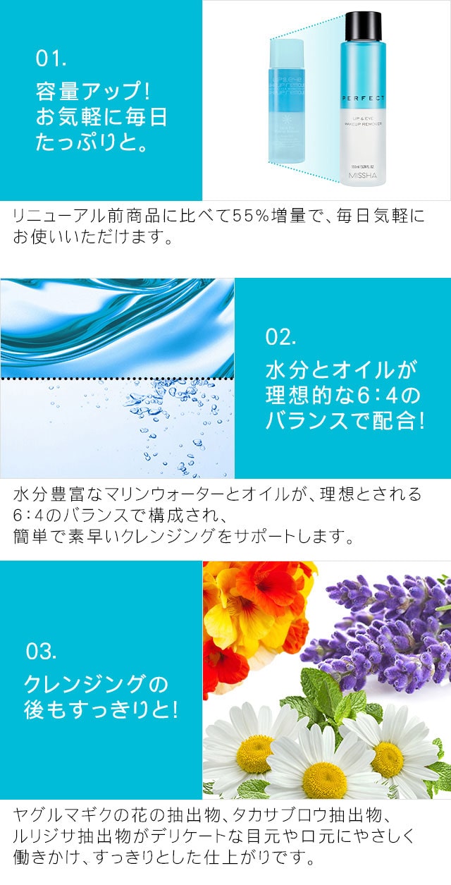 ミシャ パーフェクト リップ&アイ メイクリムーバー 【ポイント用