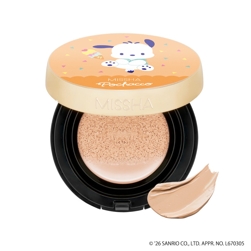 ミシャ M クッション ファンデーション（プロカバー）ポチャッコデザインパクト No.23 ナチュラルベージュ [15g] SPF50+/PA+++ No.23 ナチュラルベージュ