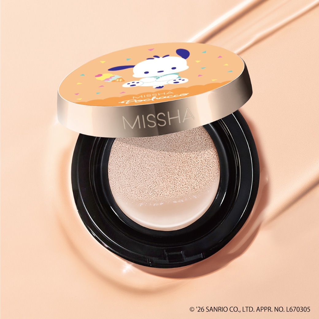 ミシャ M クッション ファンデーション（プロカバー）ポチャッコデザインパクト No.23 ナチュラルベージュ [15g] SPF50+/PA+++ No.23 ナチュラルベージュ
