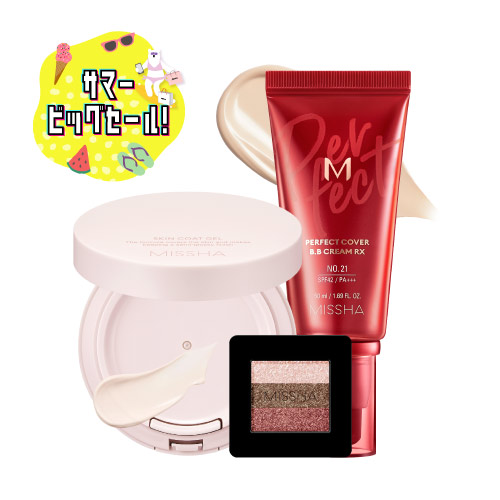 【セール限定】ミシャ スキンコートジェルセット No.21明るい肌色（No.21 スキンコートジェルセット）