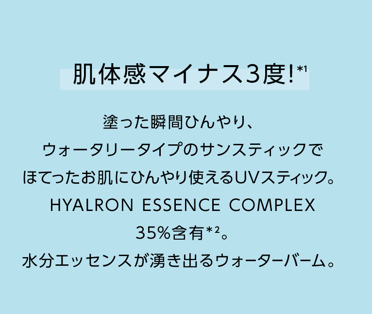 ミシャ オールアラウンド セーフブロック サンスティック アクア説明