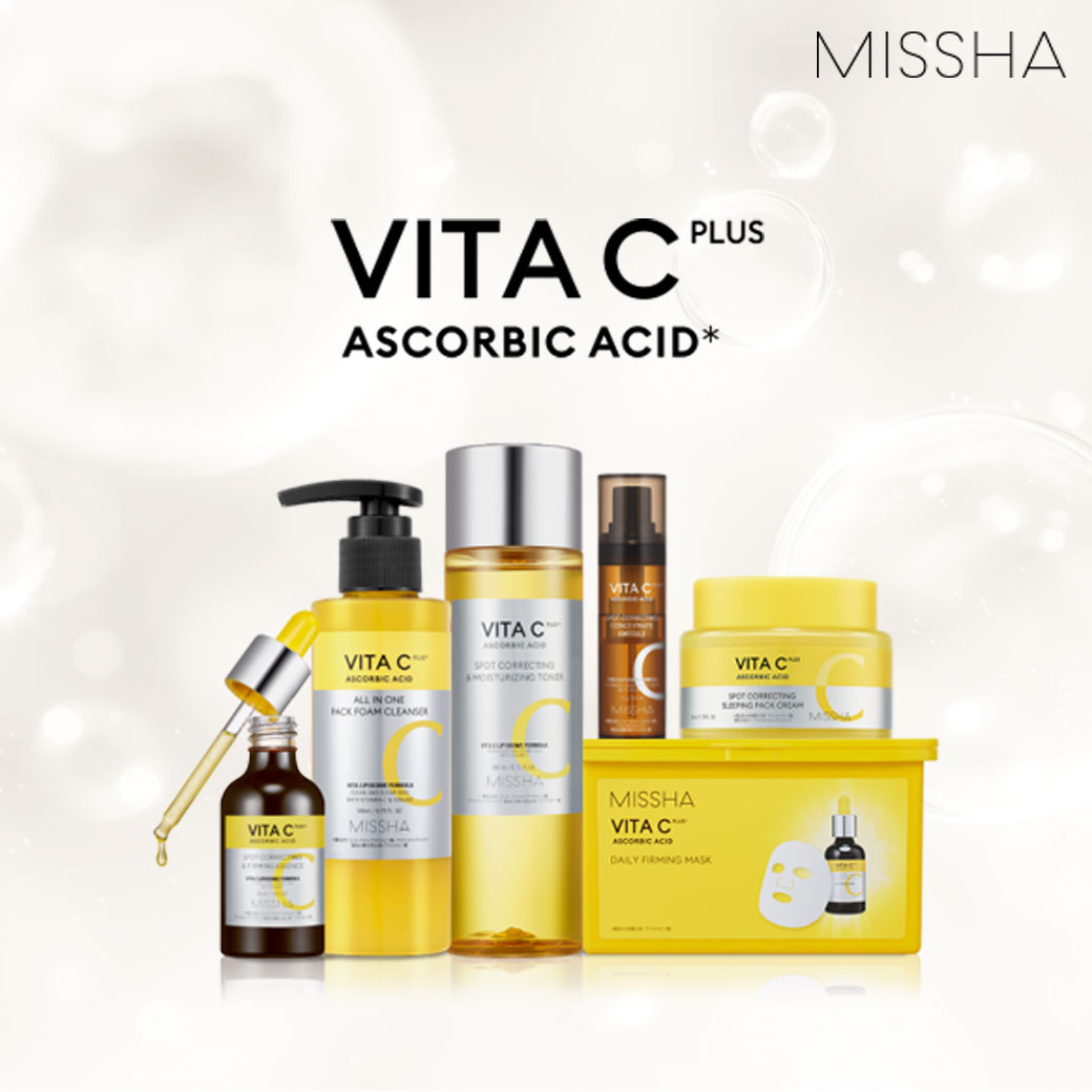 【MISSHA】MISSHAがつなぐ、キミと僕の未来素肌。ミシャ ビタシープラス シリーズ